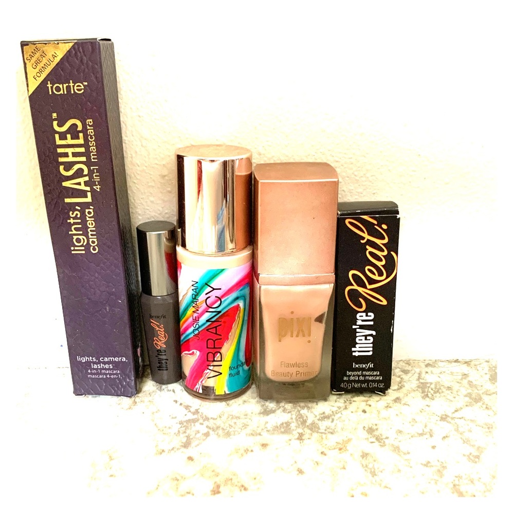 Foundation mascara tarte Josie Maran pixi benefit